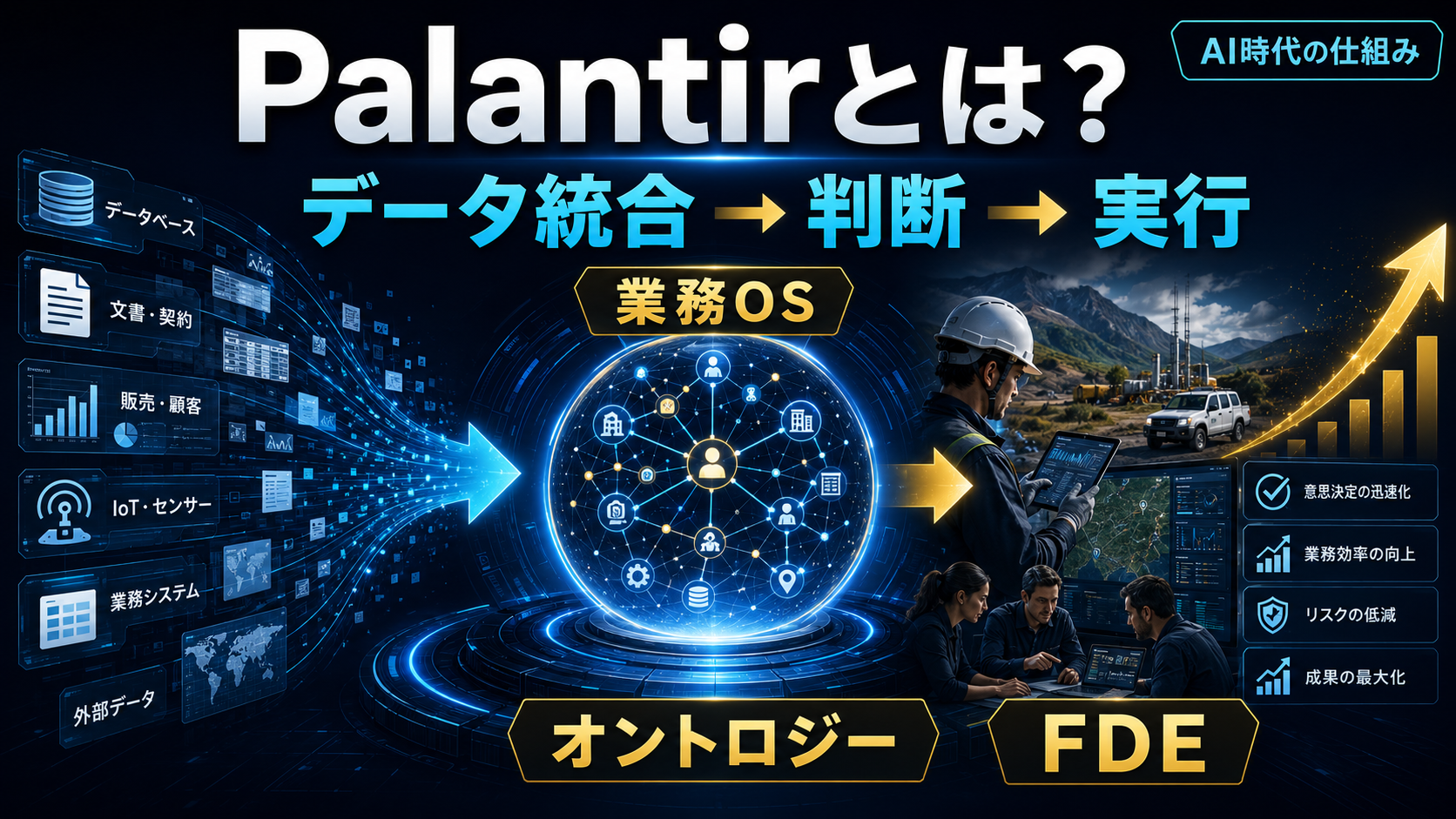 Palantir（パランティア）とは何か、FDEとは何か ── AI時代に世界が注目する仕組みを、わかりやすく解説【前編】